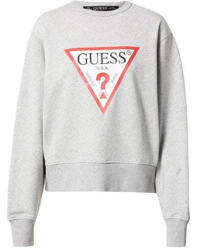Guess Sudadera iconica - gris