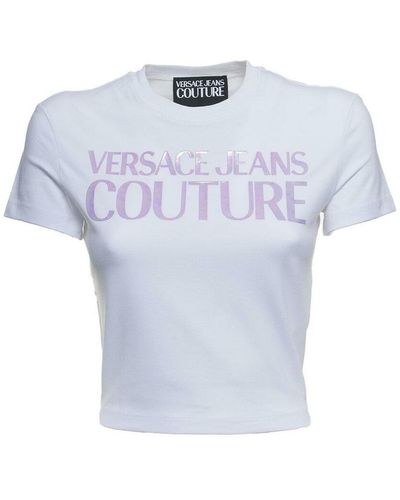 Versace T-shirt with logo - Blanco