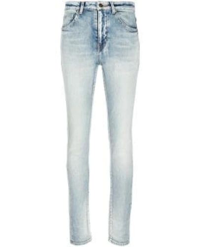 Saint Laurent Modische Skinny Jeans - Blau