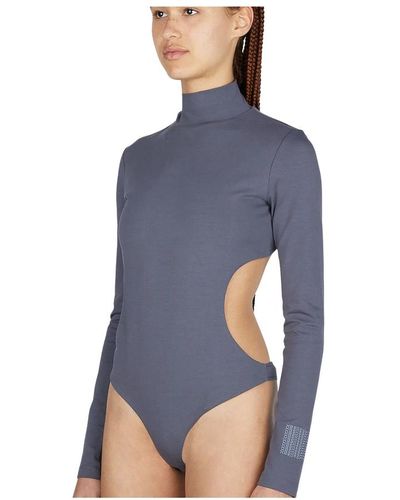 Marc Jacobs Cut Out Bodysuit - Blau
