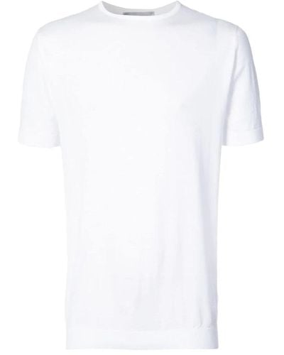John Smedley T-shirts - Blanc
