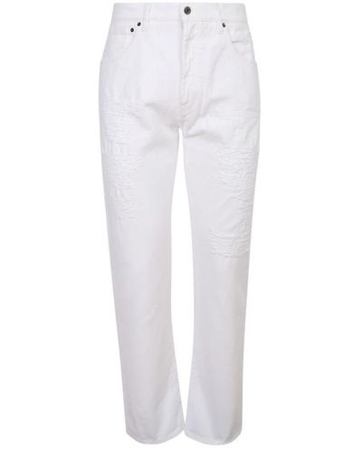 14 Bros Slim-Fit Jeans - White