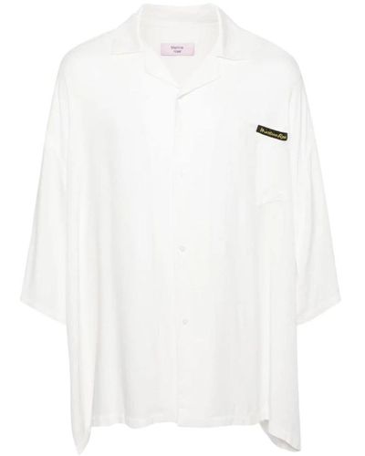 Martine Rose Short sleeve camicie - Bianco