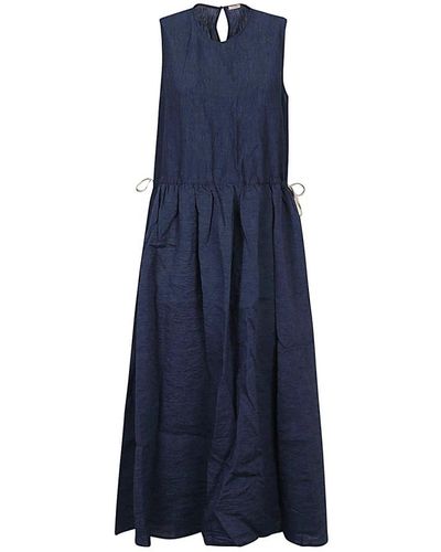 Apuntob Midi Dresses - Blue