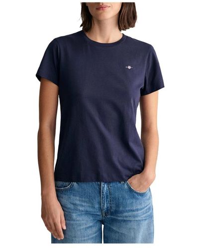 GANT Tops > t-shirts - Bleu