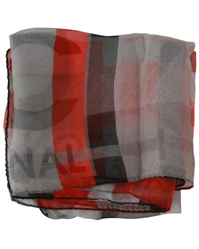 CoSTUME NATIONAL Silky scarves - Rosso
