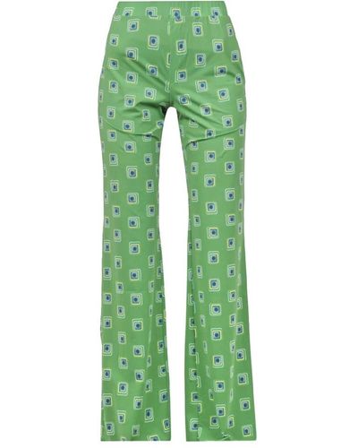 Maliparmi Straight Trousers - Green