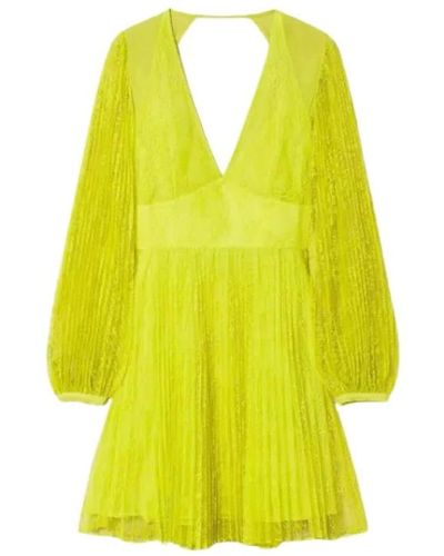 Twin Set Short Dresses - Yellow