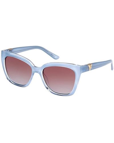 Guess Stylische sonnenbrille in frosted blue - Lila