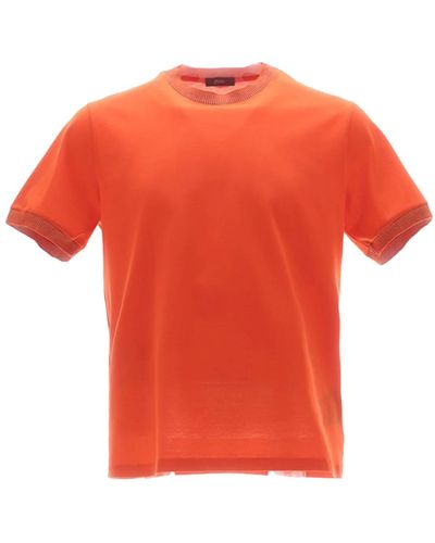 Herno Klassisches t-shirt - Orange