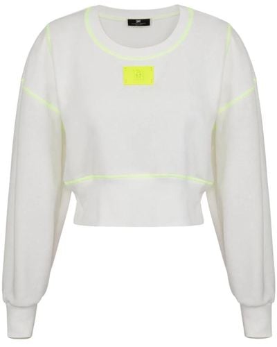 Elisabetta Franchi Sweatshirts - Blanc
