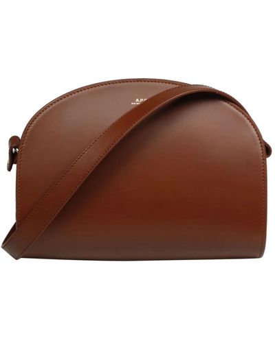A.P.C. Shoulder Bags - Brown