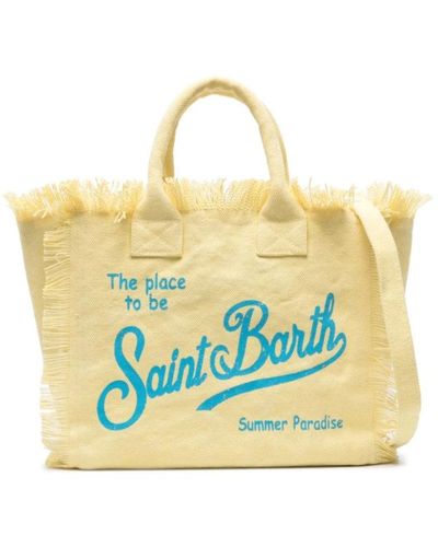 Mc2 Saint Barth Tote Bags - Yellow