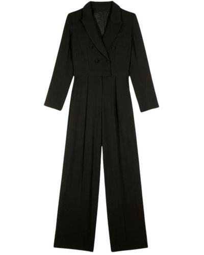 Ba&sh Elegant v-neck jumpsuit - Negro