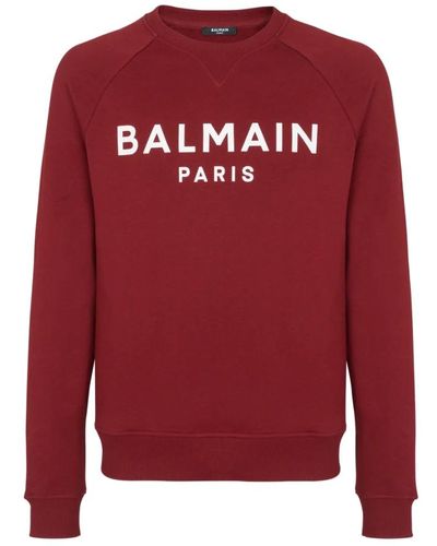Balmain Sweatshirts & hoodies > sweatshirts - Rouge