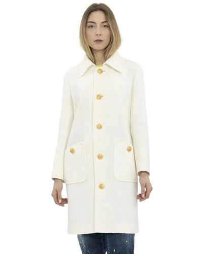 DSquared² Single-breasted coats - Bianco