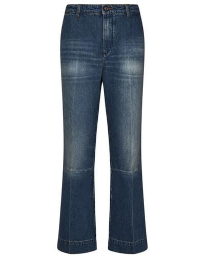 Victoria Beckham Boot-Cut Jeans - Blue