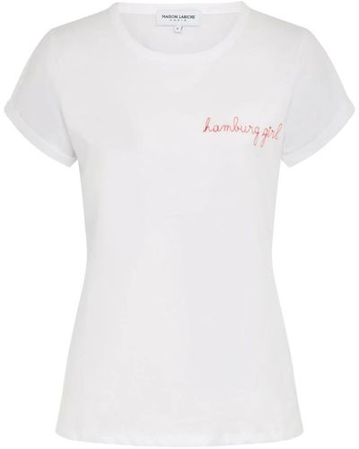 Maison Labiche Tops > t-shirts - Blanc