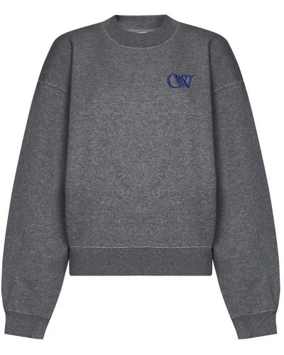 Off-White c/o Virgil Abloh Sweatshirts - Gray