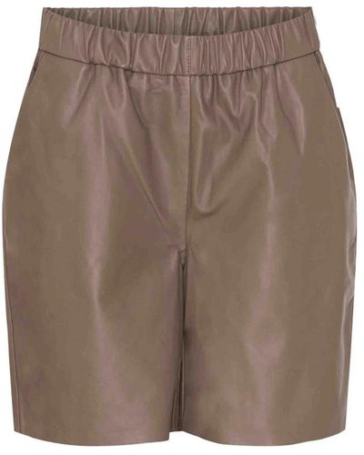 Btfcph Short Shorts - Brown