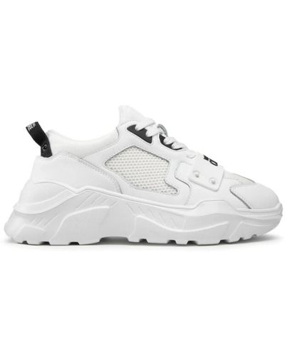 Versace Jeans Couture Logo print sneakers - blancs model - Bianco