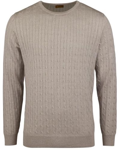 Stenströms Round-Neck Knitwear - Grey