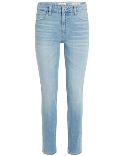 Guess Blaue denim tapered jeans