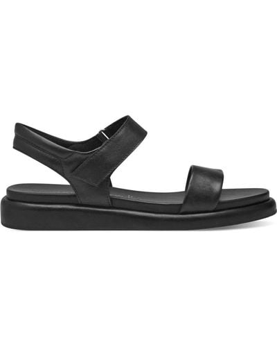 Marco Tozzi Flat Sandals - Black