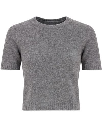 Maison Margiela Round-Neck Knitwear - Grey