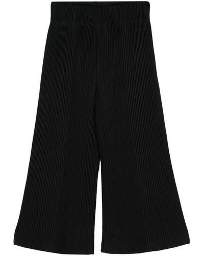 Issey Miyake Trousers > wide trousers - Noir