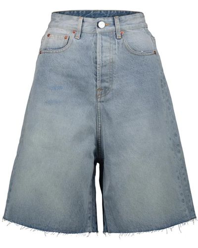 Vetements Denim Shorts - Blue