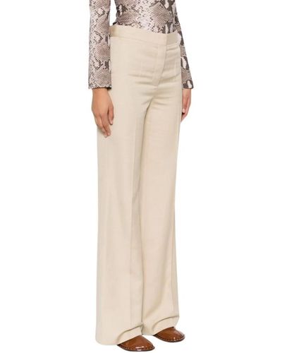 Stella McCartney Wide Trousers - Natural