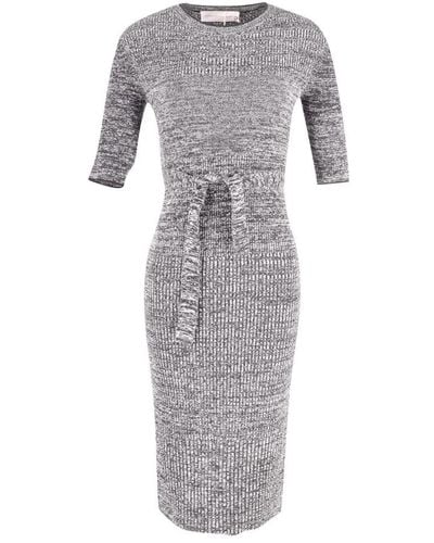 Victoria Beckham Knitted Dresses - Gray