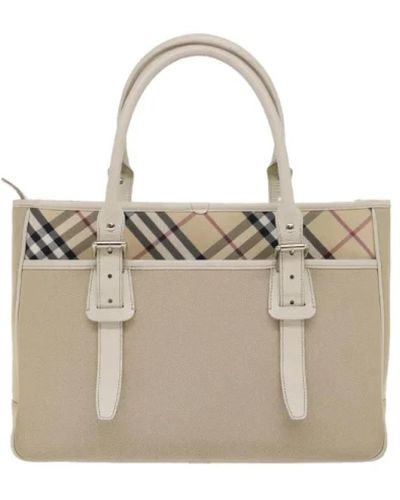 Burberry Pre-owned > pre-owned bags > pre-owned handbags - Neutre