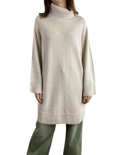 Armani Exchange Knitted Dresses - Natural