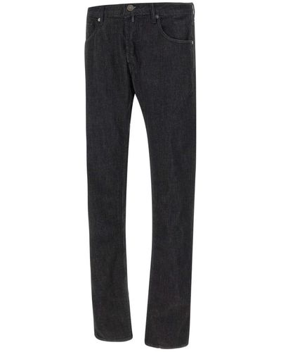 Incotex Jeans > slim-fit jeans - Noir