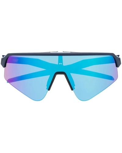 Oakley Blaue sonnenbrille mit zubehör