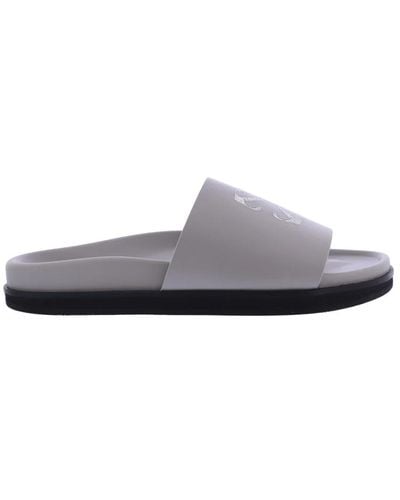 Off-White c/o Virgil Abloh Shoes > flip flops & sliders > sliders - Gris