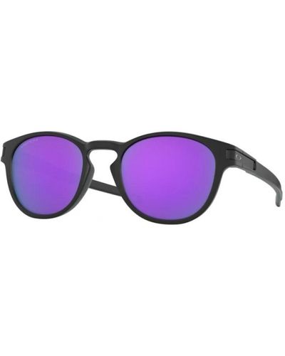 Oakley Sportliche sonnenbrille mit polarisierten gläsern - Lila