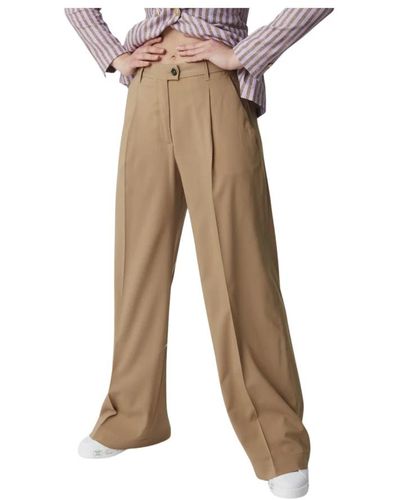 Nine:inthe:morning Trousers > wide trousers - Neutre