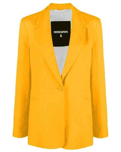 Patrizia Pepe Blazers - Yellow