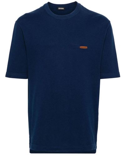 Zegna T-Shirts - Blue