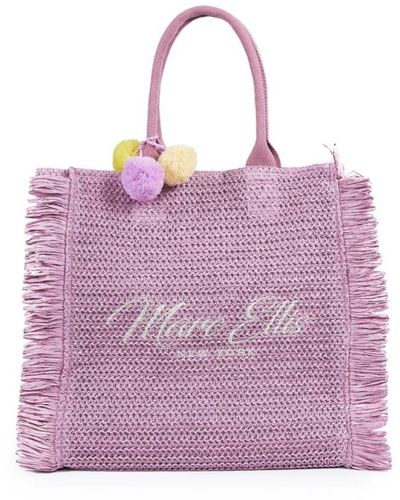 Marc Ellis Tote Bags - Purple
