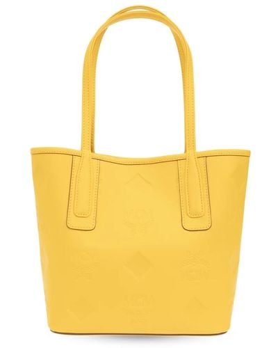 MCM Liz mini shopper tasche - Gelb