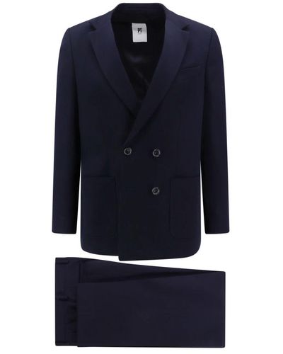 PT Torino Suits > suit sets > double breasted suits - Bleu