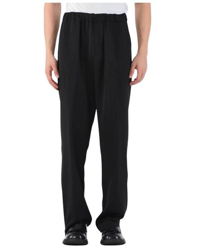 Mauro Grifoni Straight Trousers - Black
