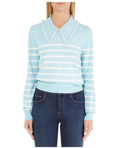 Liu Jo Knitwear > round-neck knitwear - Bleu