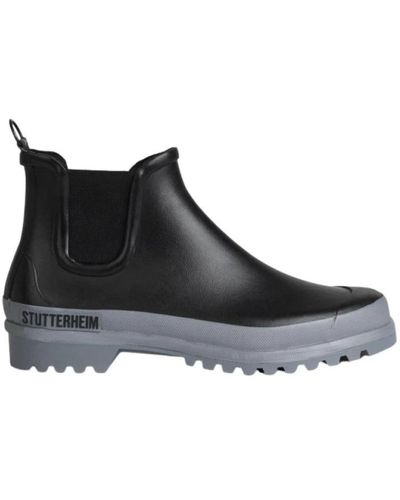 Stutterheim Rain Boots - Black