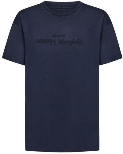 Maison Margiela T-shirts - Blau