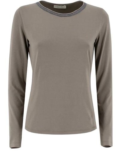 Le Tricot Perugia Knitwear > round-neck knitwear - Gris